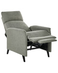 Recliner Chair SELVIK with Footrest Fabric Light Green