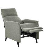 Recliner Chair SELVIK with Footrest Fabric Light Green