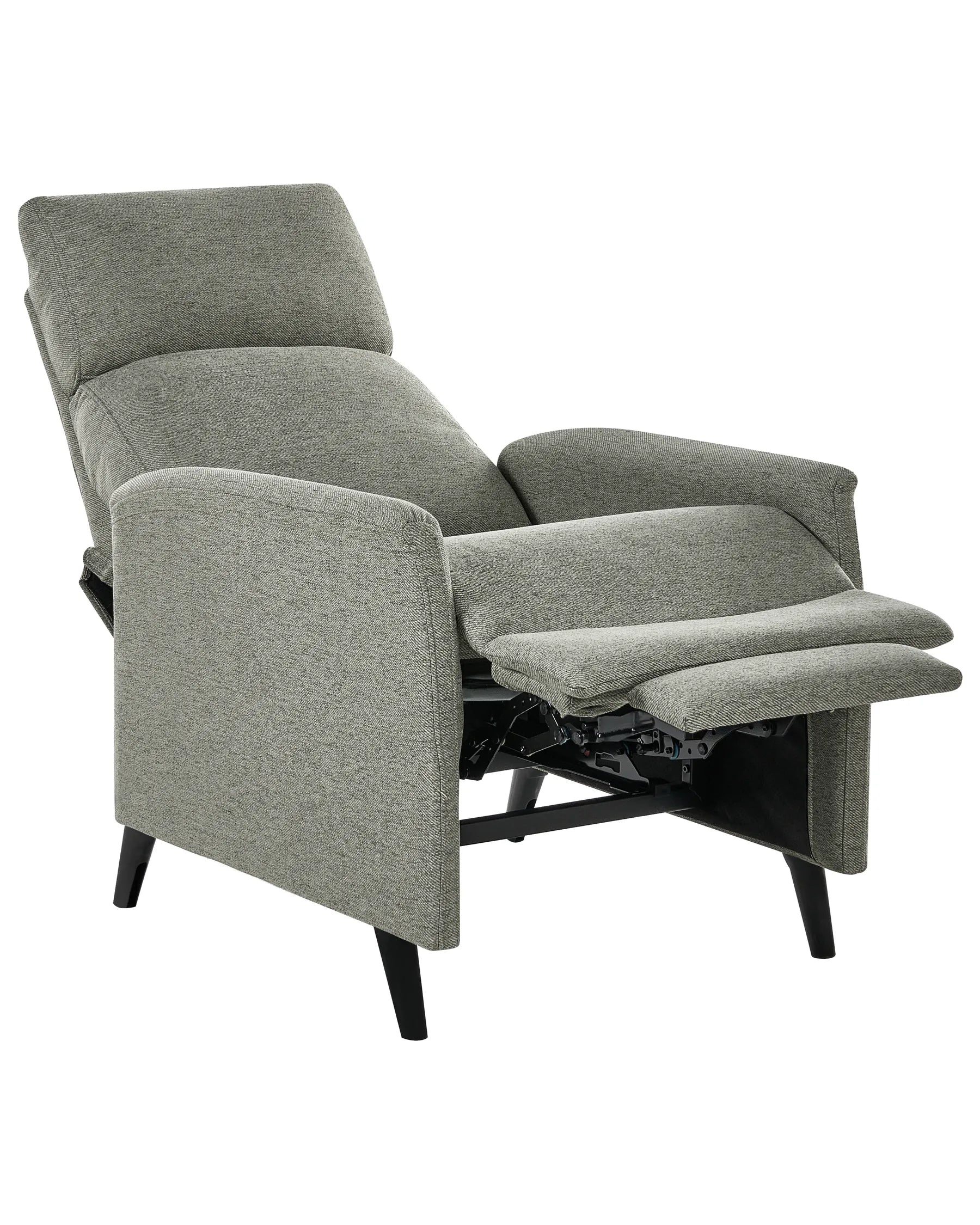Recliner Chair SELVIK with Footrest Fabric Light Green