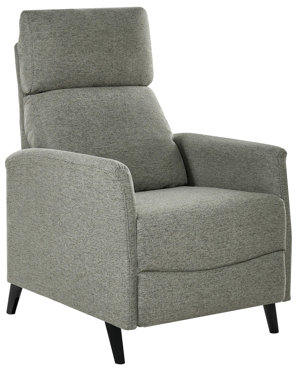 Recliner Chair SELVIK with Footrest Fabric Light Green