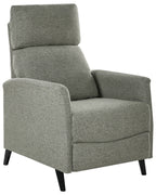 Recliner Chair SELVIK with Footrest Fabric Light Green