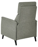 Recliner Chair SELVIK with Footrest Fabric Light Green