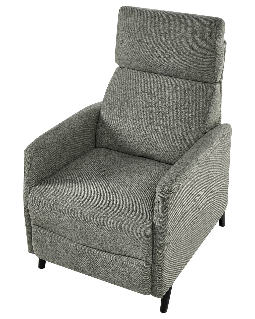 Recliner Chair SELVIK with Footrest Fabric Light Green