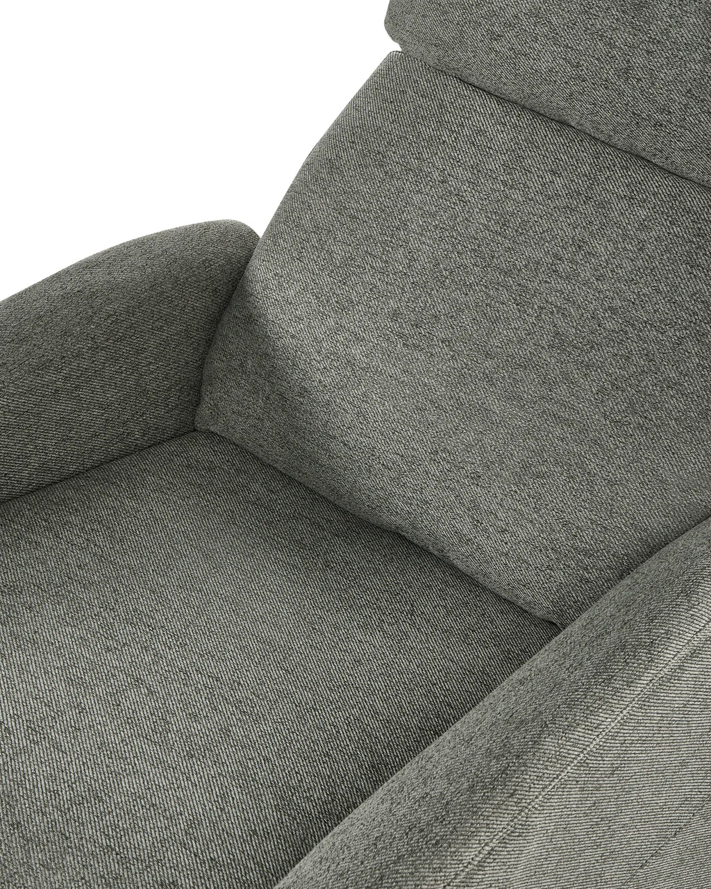 Recliner Chair SELVIK with Footrest Fabric Light Green