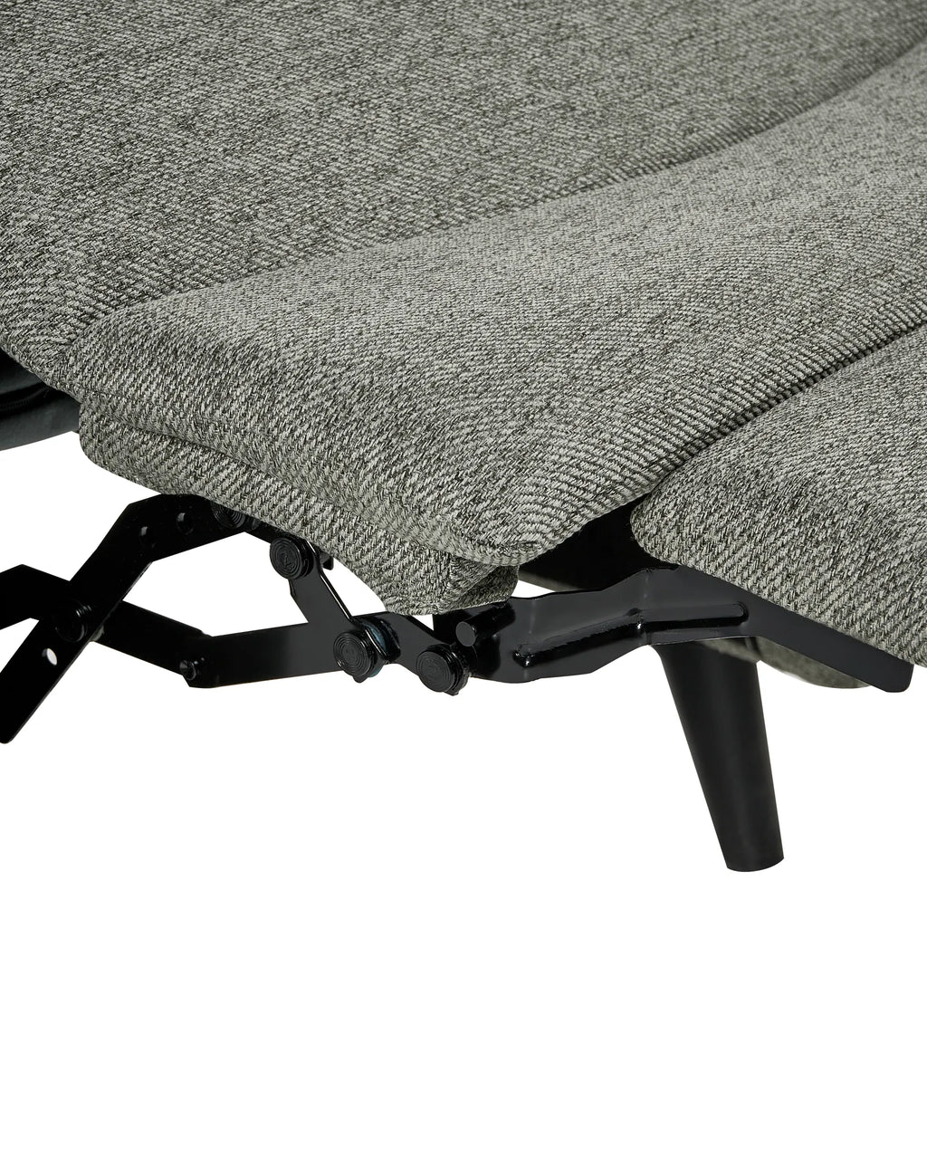Recliner Chair SELVIK with Footrest Fabric Light Green