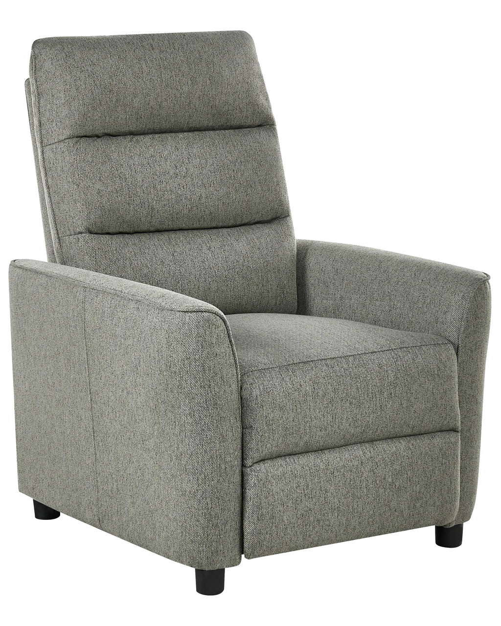 Recliner Chair SANDE with Footrest Fabric Light Green