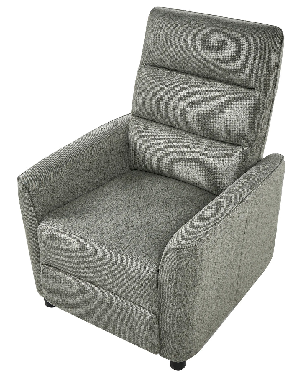Recliner Chair SANDE with Footrest Fabric Light Green