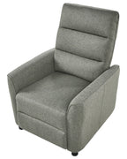 Recliner Chair SANDE with Footrest Fabric Light Green