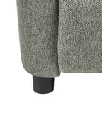 Recliner Chair SANDE with Footrest Fabric Light Green