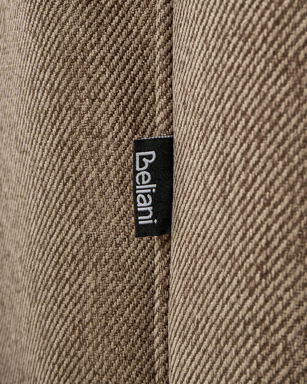 Recliner Chair SANDE with Footrest Fabric Brown