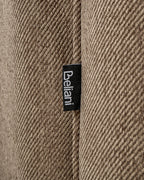 Recliner Chair SANDE with Footrest Fabric Brown