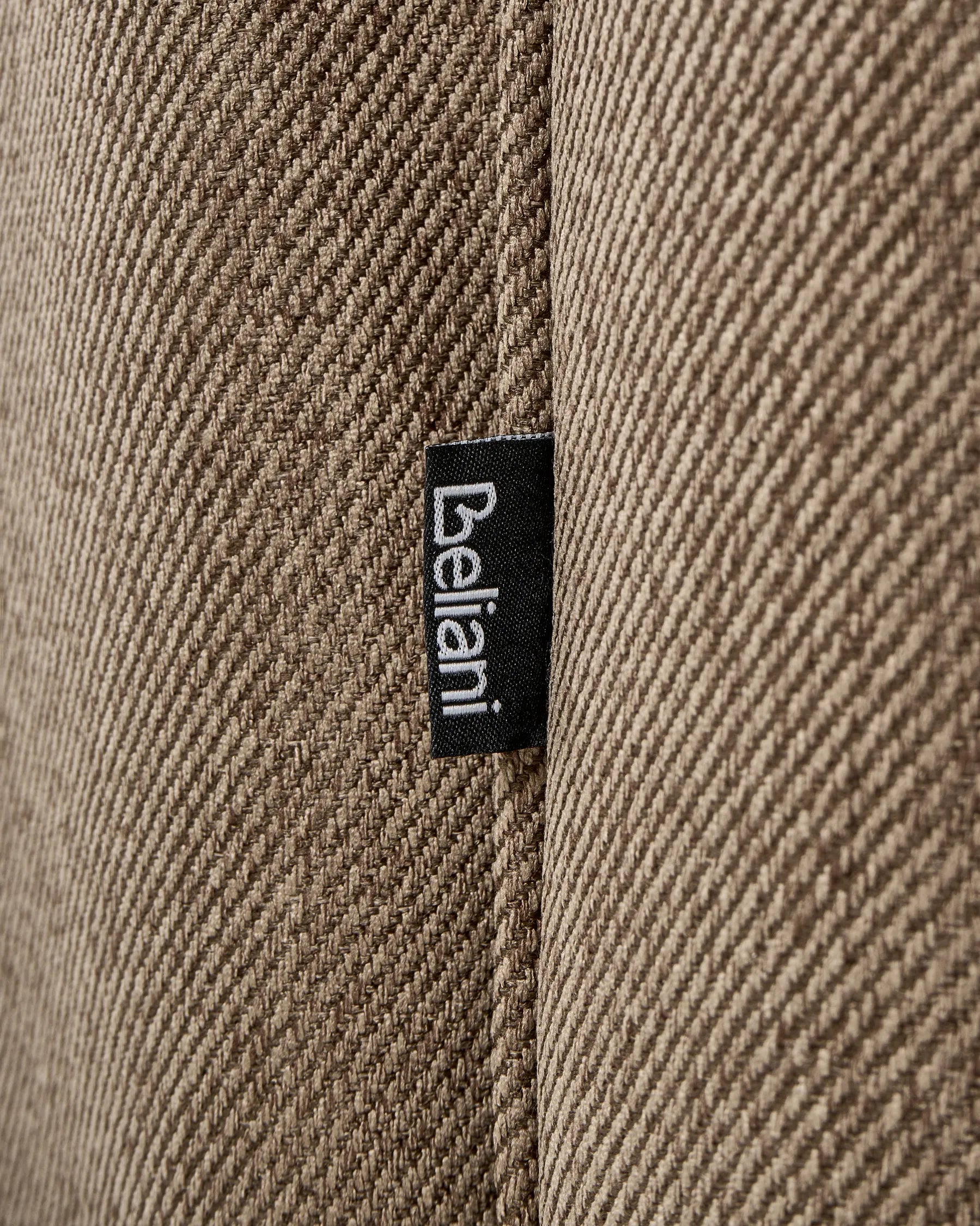Recliner Chair SANDE with Footrest Fabric Brown