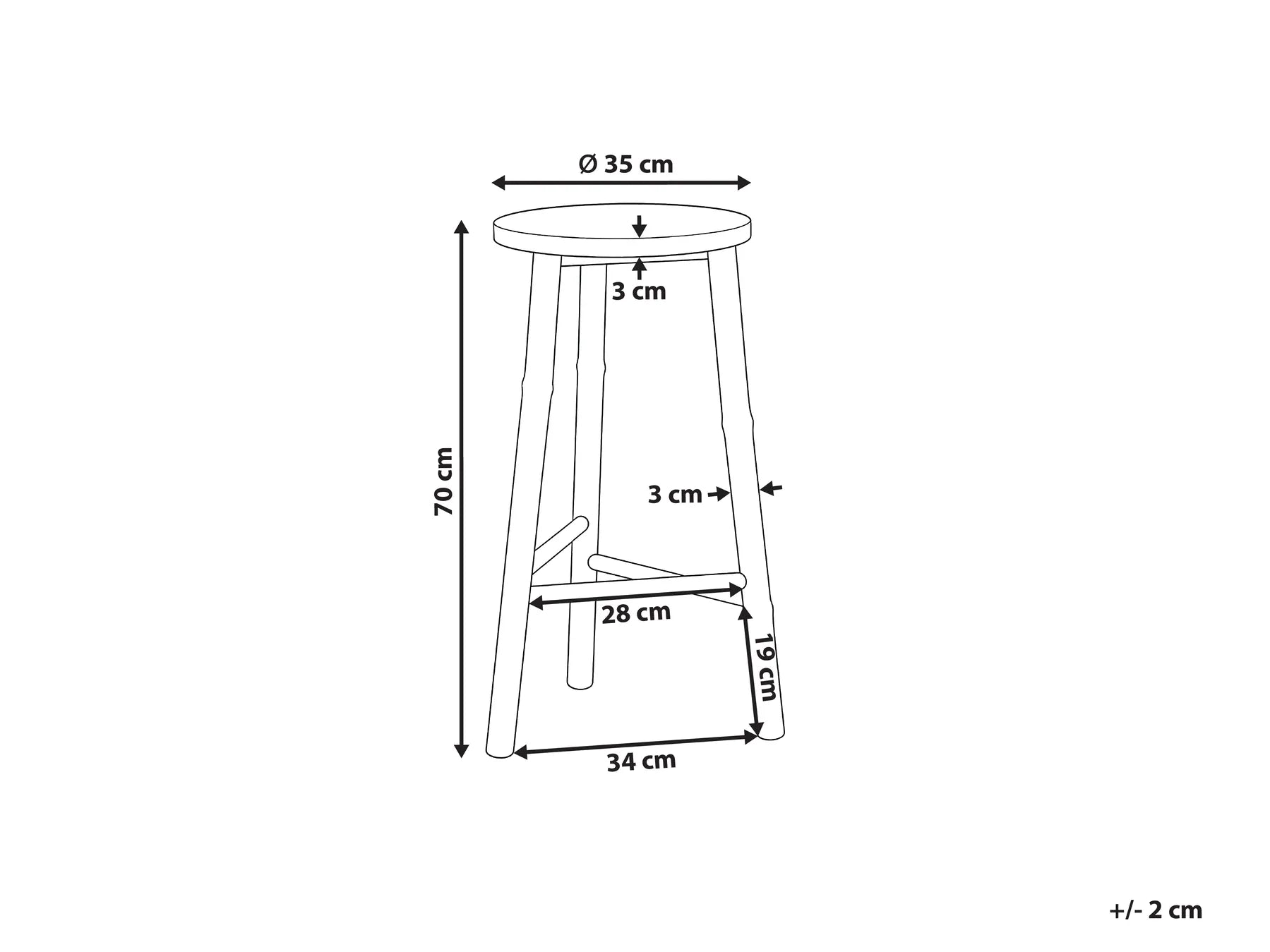 Side Table ITAPARICA Bamboo Natural