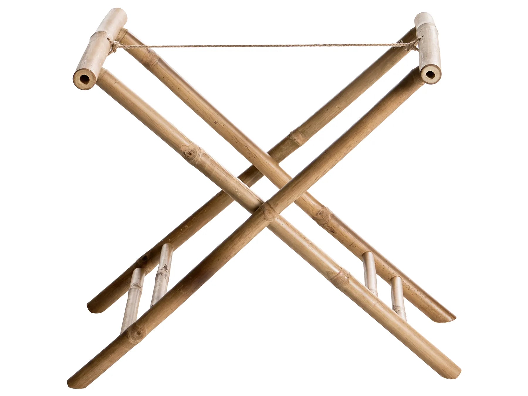Side Table MISICUNI Bamboo Natural Folding