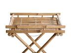 Side Table MISICUNI Bamboo Natural Folding
