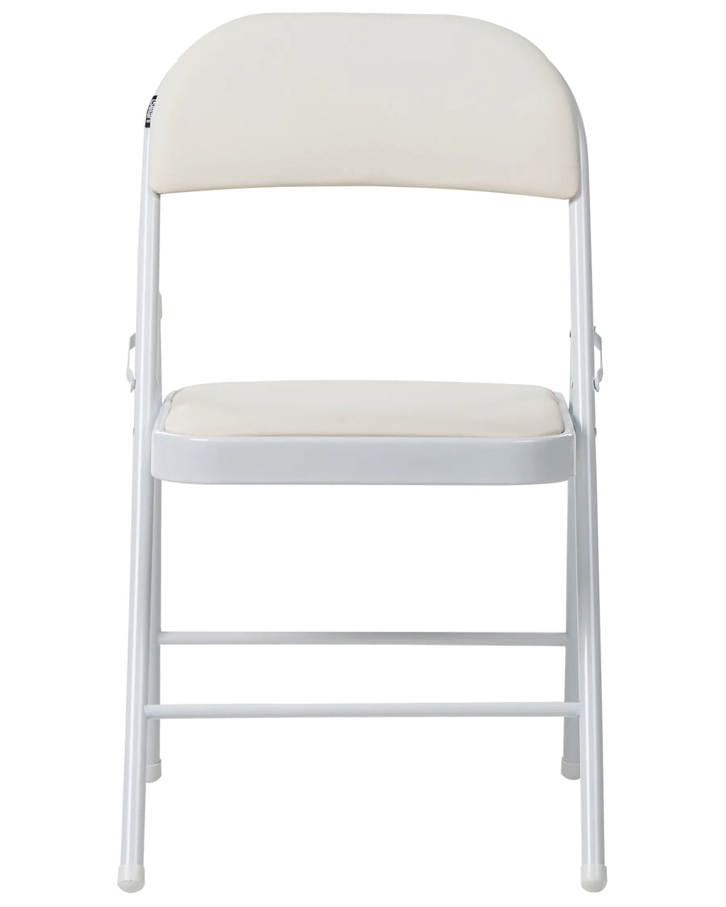 Set of 4 Folding Chairs SHASTA Metal White