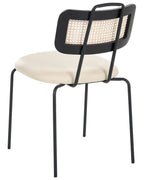 Set of 2 Dining Chairs ADELANTO Metal Light Beige