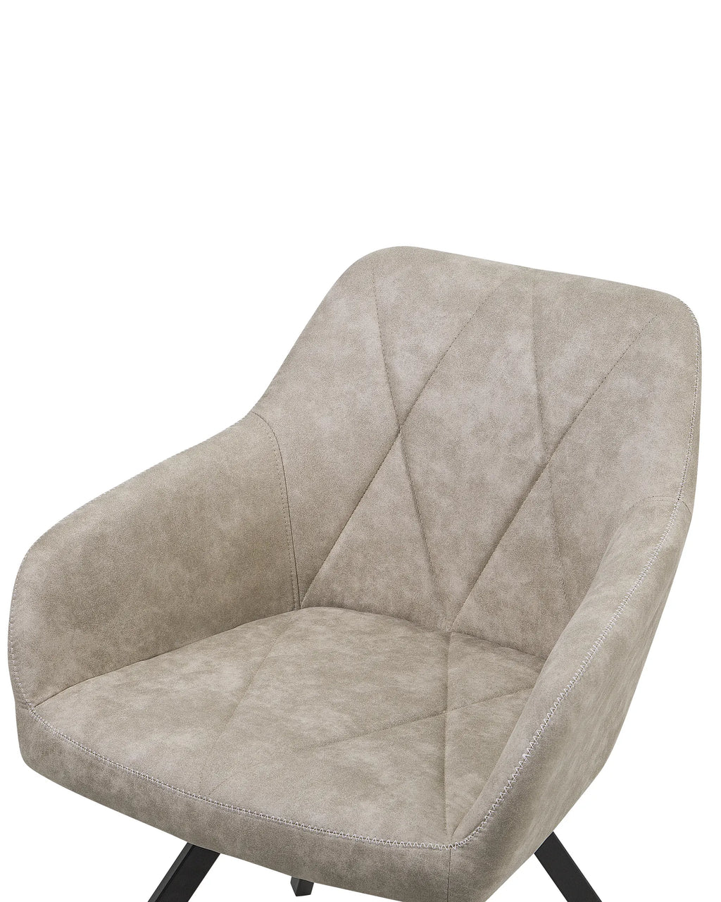 Set of 2 Dining Chairs MONEE Fabric Beige
