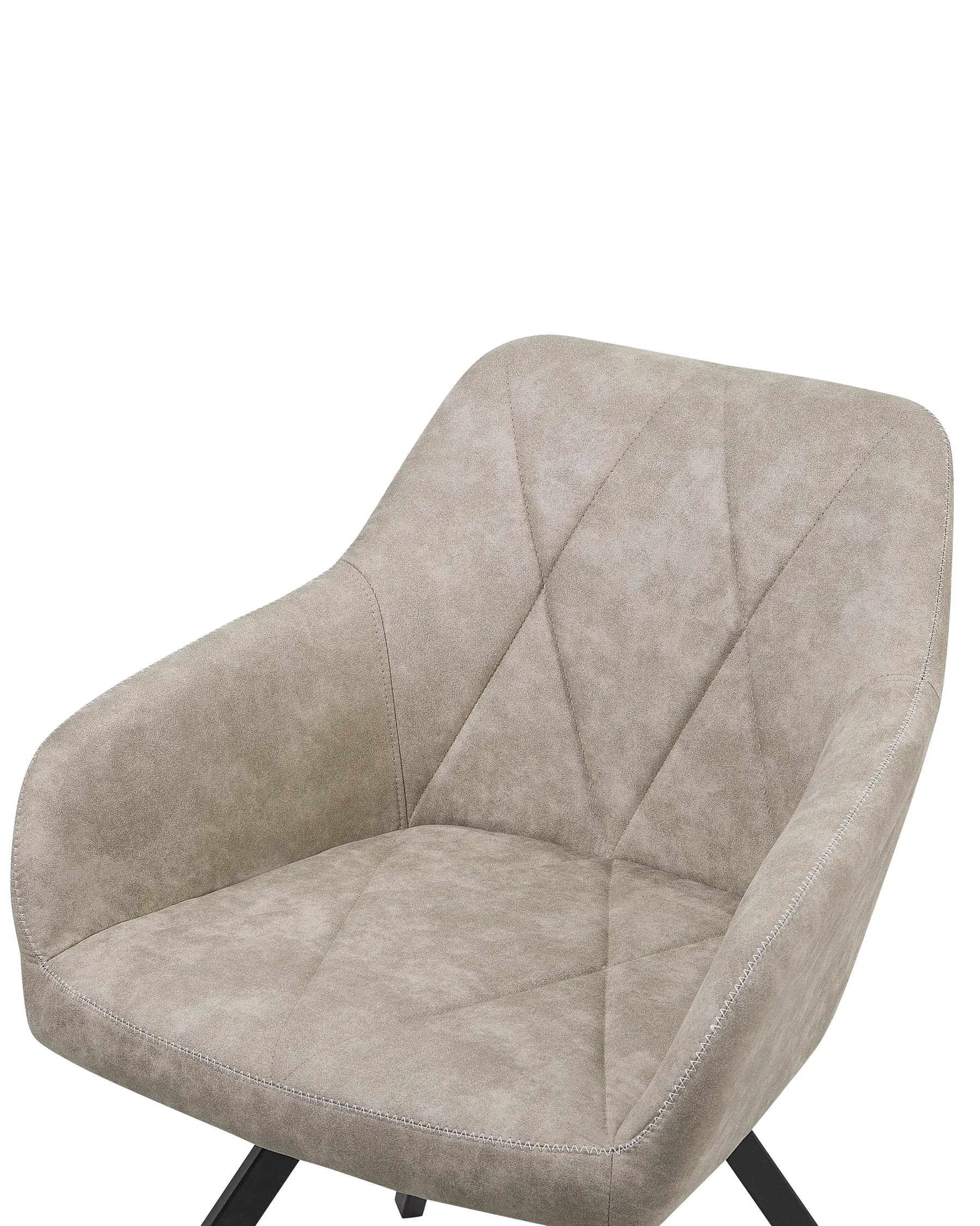 Set of 2 Dining Chairs MONEE Fabric Beige