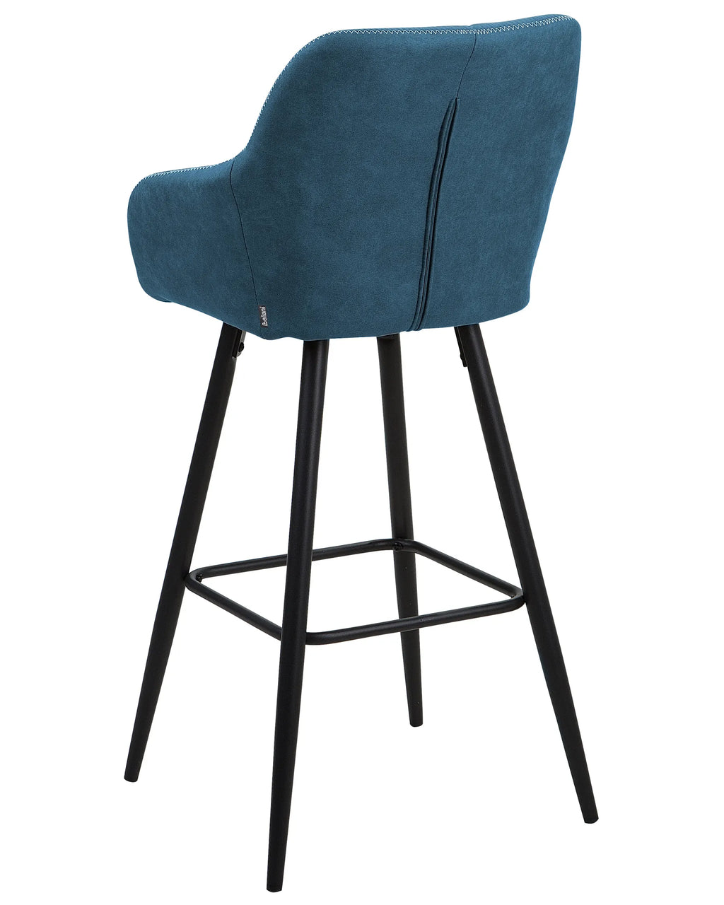 Set of 2 Bar Chairs DARIEN Sea Blue