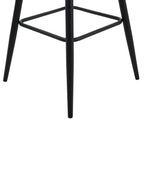 Set of 2 Bar Chairs DARIEN Sea Blue