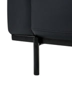 Armchair SOVIK Faux Leather Black