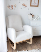 Rocking Chair ALSTA Boucle Off-White