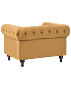 Armchair CHESTERFIELD Velvet Gold