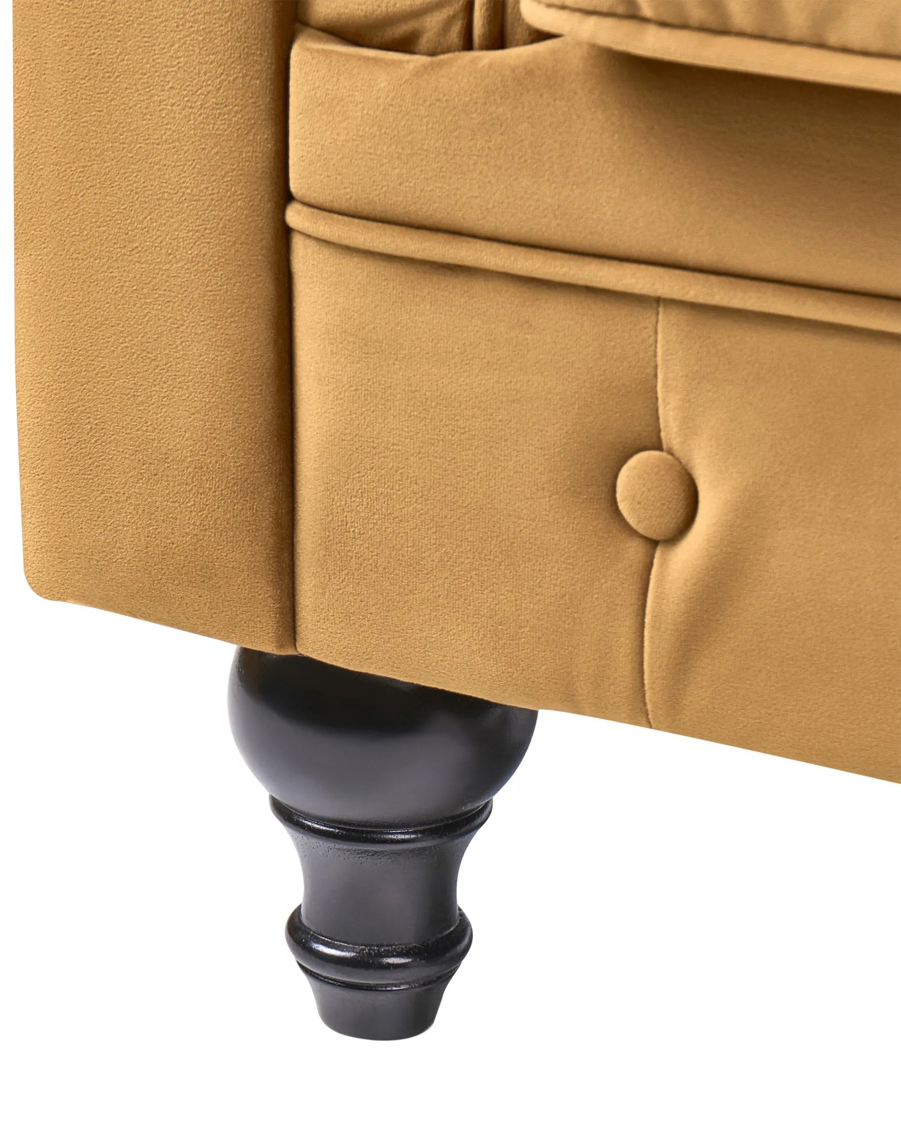 Armchair CHESTERFIELD Velvet Gold