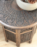 Side Table KUMALI Mango Wood Brown