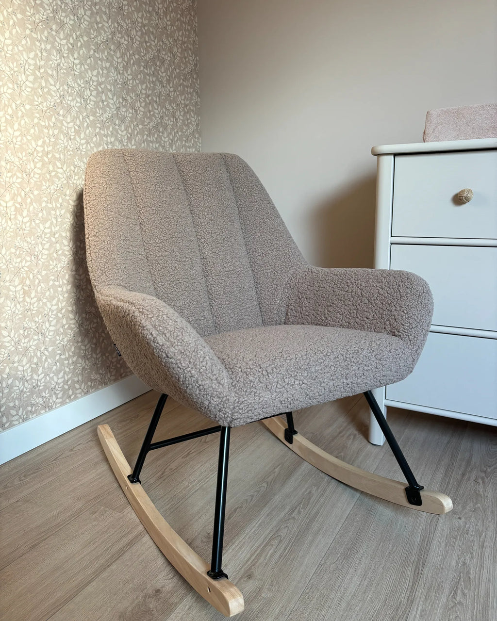 Rocking Chair KINNO Boucle Beige