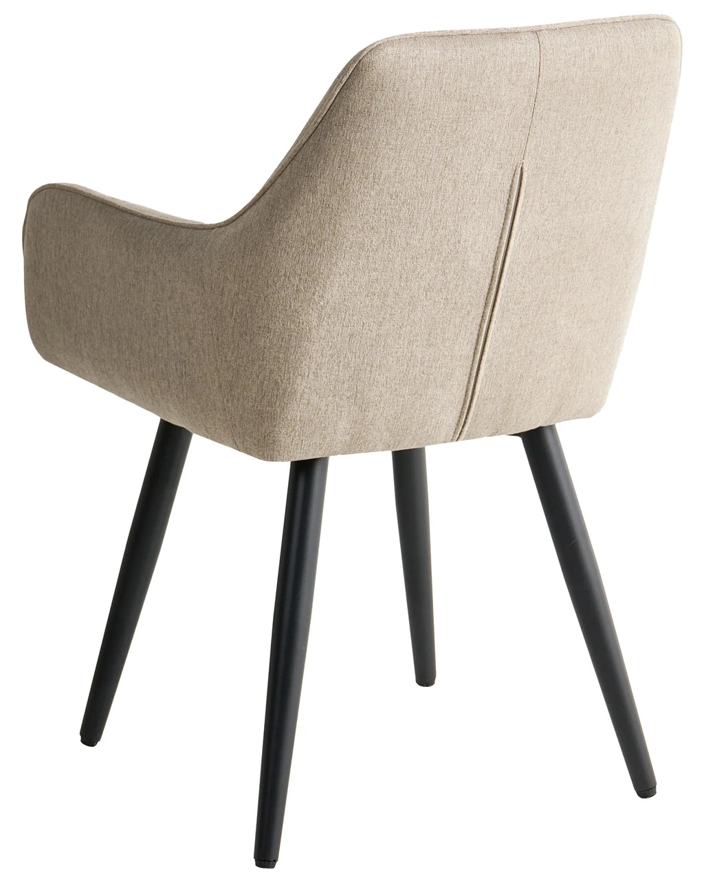 Set of 2 Dining Chairs TIRANO Faux Linen Beige