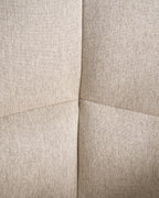 Set of 2 Dining Chairs TIRANO Faux Linen Beige
