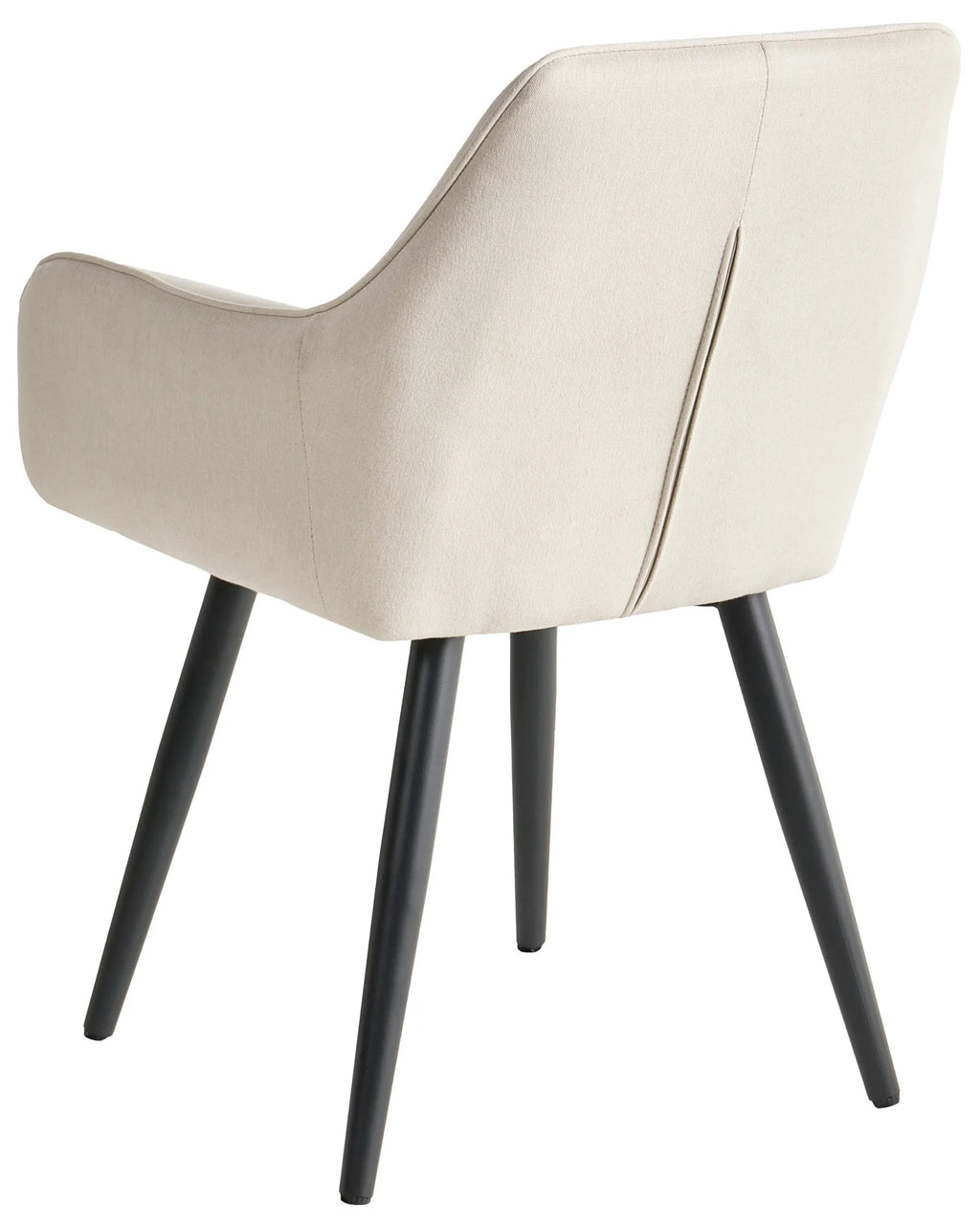 Set of 2 Dining Chairs TIRANO Faux Linen Light Beige