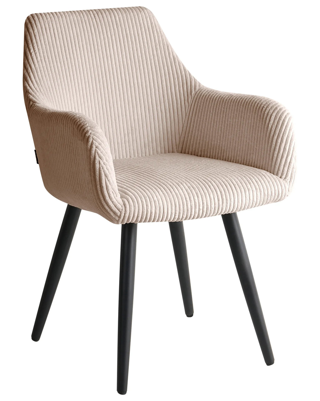 Set of 2 Dining Chairs MORI Corduroy Beige
