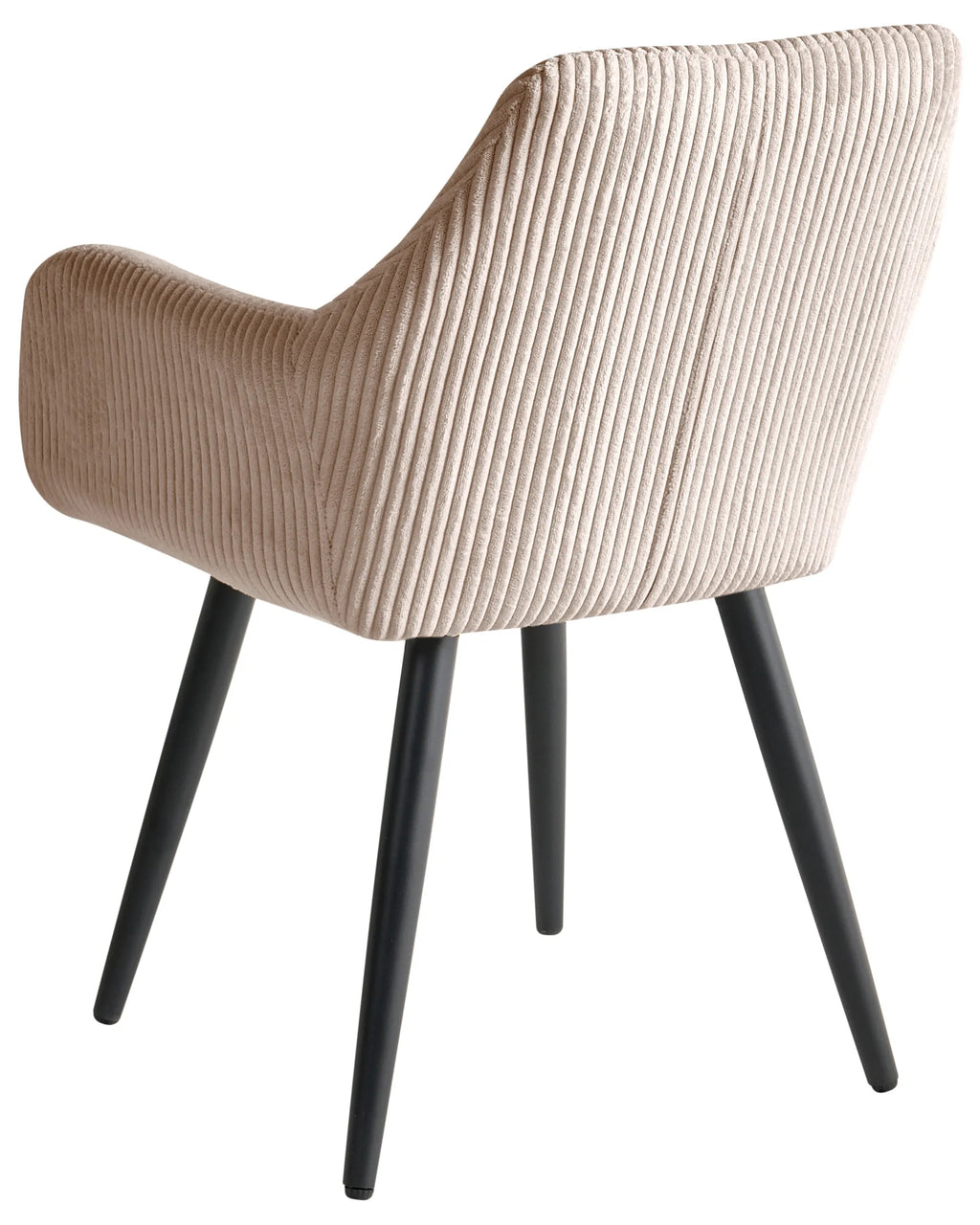 Set of 2 Dining Chairs MORI Corduroy Beige