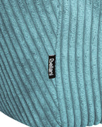 Set of 2 Dining Chairs MORI Corduroy Turquoise