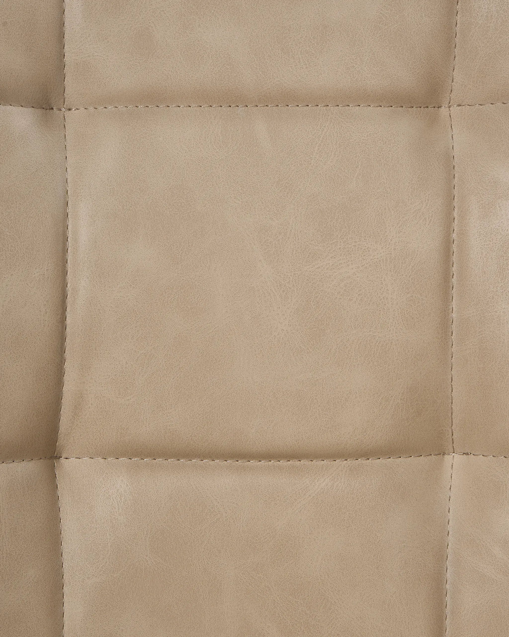 Set of 2 Dining Chairs MELROSE Faux Leather Beige