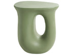 Side Table ZAVENO 42 cm 28 cm Light Green — front product view