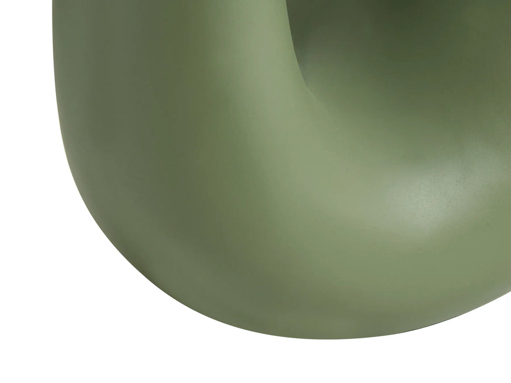 Side Table ZAVENO 42 cm 28 cm Light Green — close-up detail