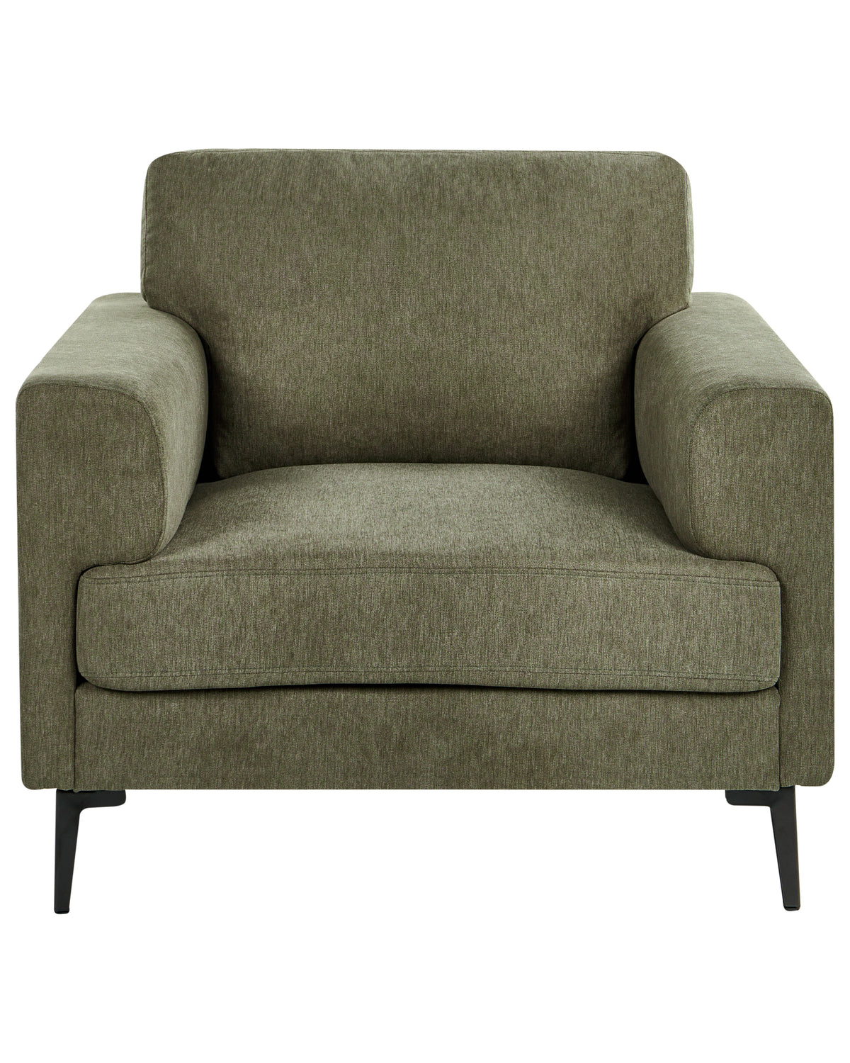 Armchair AMINA Fabric Green – front view
