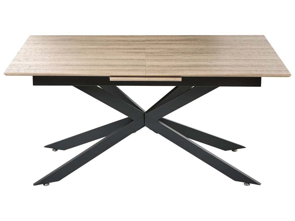 Dining Table FINLEY Light Brown 160/200 cm 90 cm