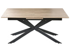 Dining Table FINLEY Light Brown 160/200 cm 90 cm