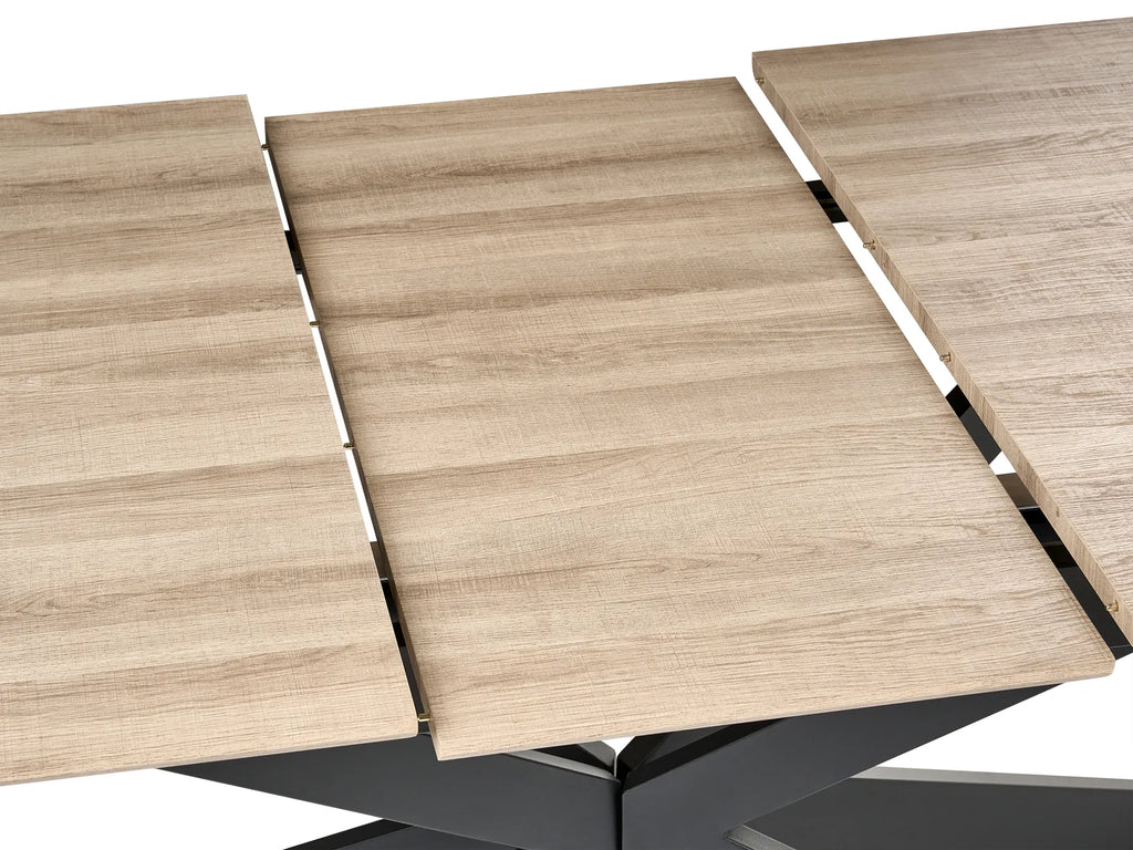 Dining Table FINLEY Light Brown 160/200 cm 90 cm