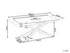 Dining Table FINLEY Light Brown 160/200 cm 90 cm