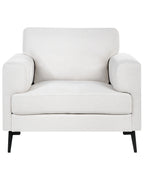Armchair AMINA Fabric Light Beige – front view