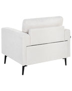 Armchair AMINA Fabric Light Beige – side view