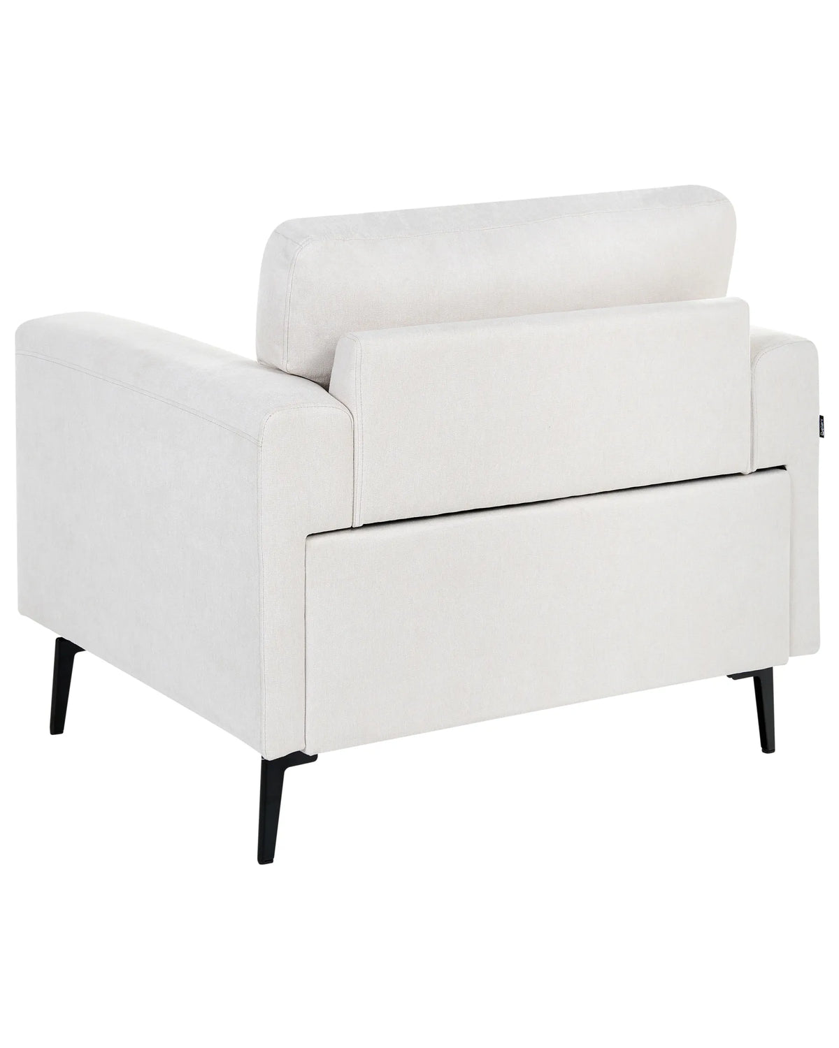 Armchair AMINA Fabric Light Beige – side view