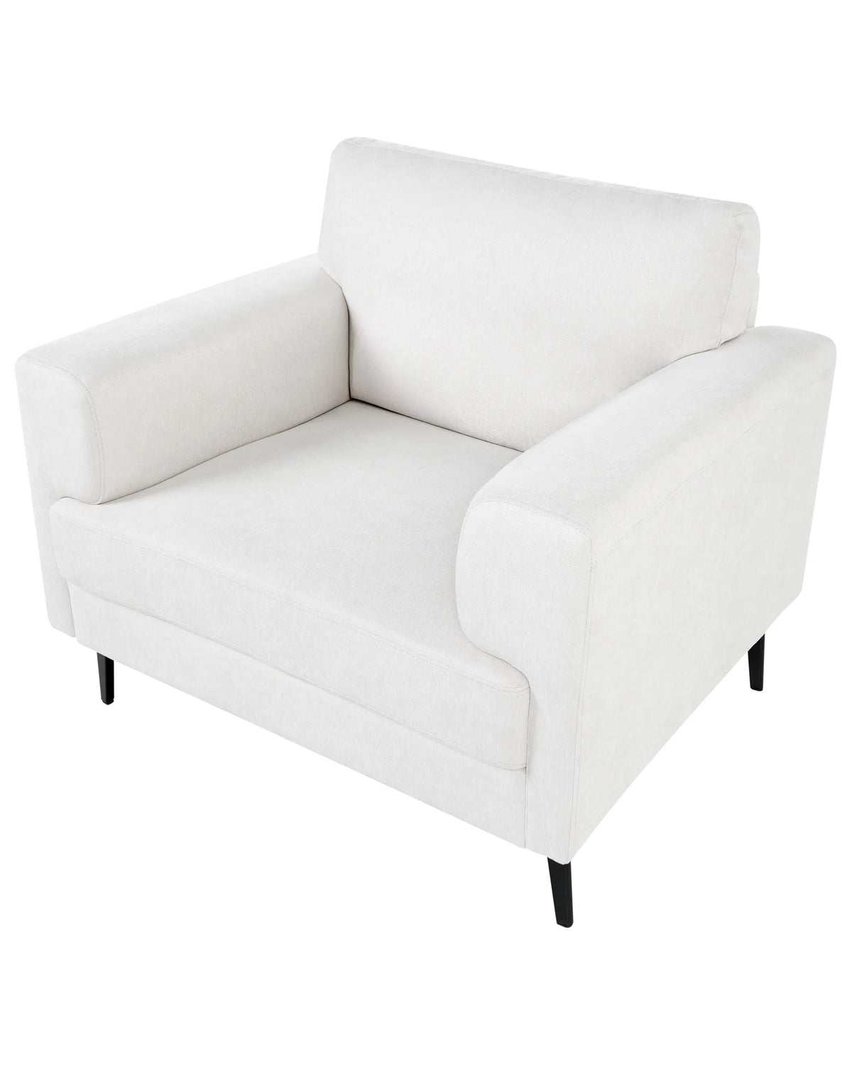 Armchair AMINA Fabric Light Beige – alternate side view