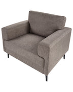 Armchair AMINA Fabric Brown — side product view